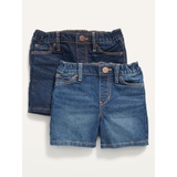 Unisex Pull-On Jean Shorts 2-Pack for Toddler Hot Deal