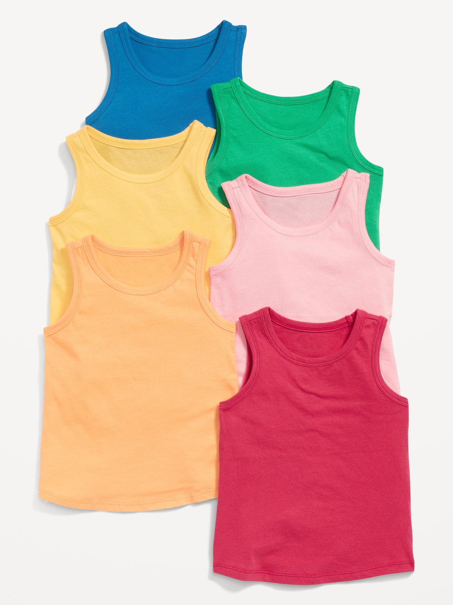 Tank Top 6-Pack for Toddler Girls Hot Deal