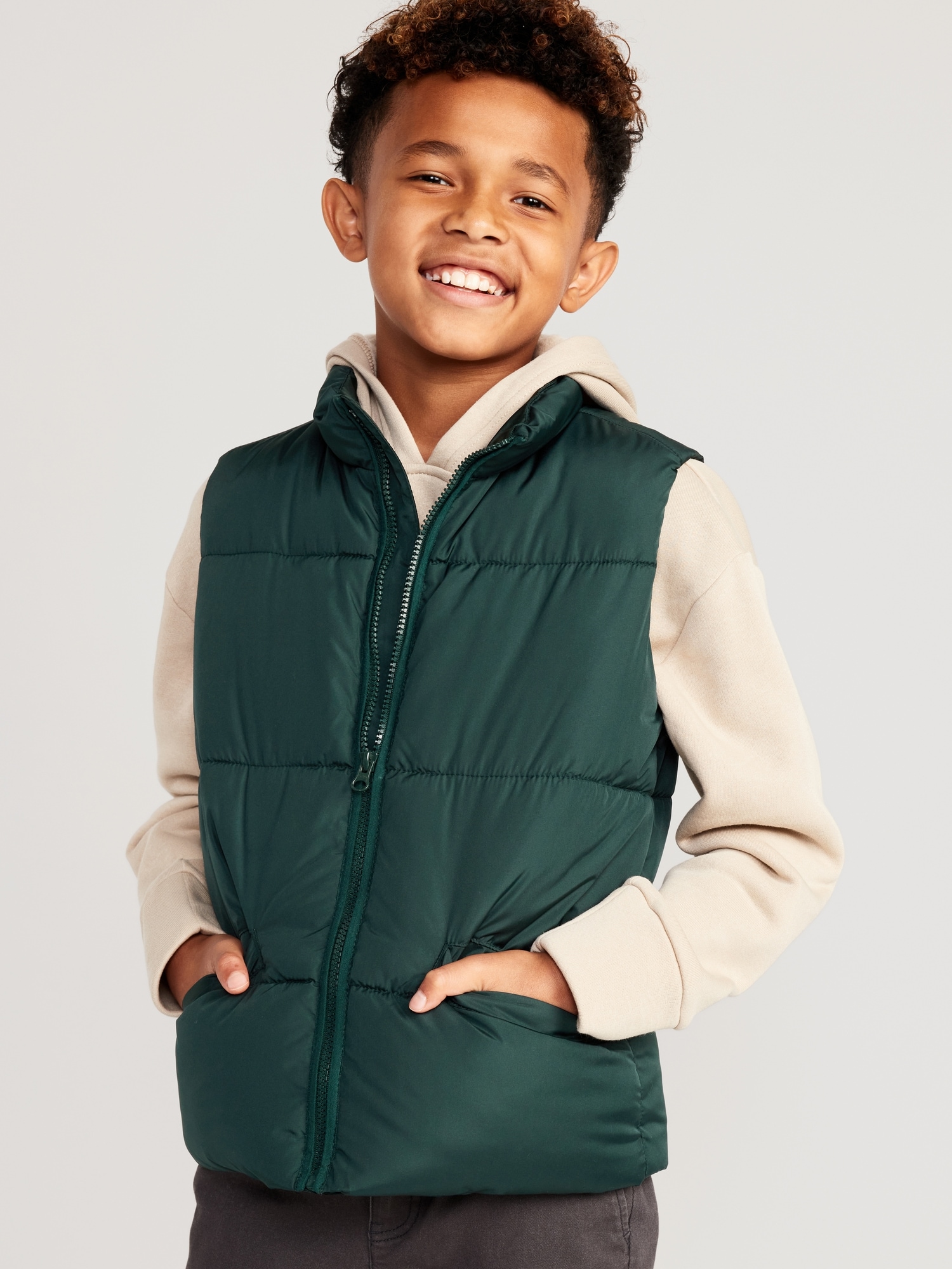 Frost-Free Puffer Vest for Boys