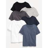 Unisex Crew-Neck T-Shirts 6-Pack for Toddler Hot Deal