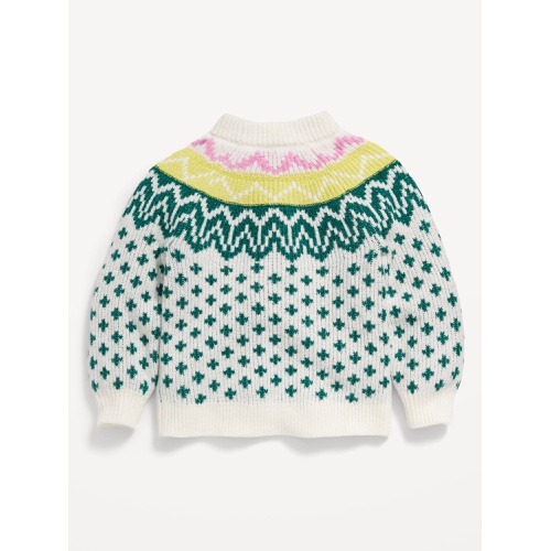 올드네이비 Cozy Fair Isle Pullover Sweater for Toddler Girls