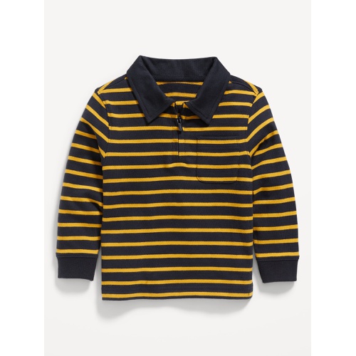 올드네이비 Long-Sleeve 1/4-Zip Polo Shirt for Toddler Boys