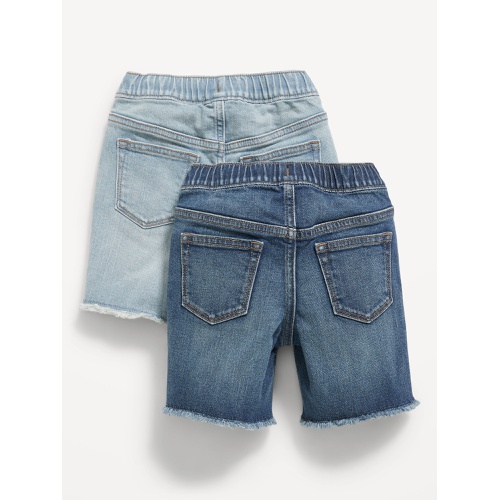 올드네이비 360° Stretch Pull-On Jean Shorts 2-Pack for Toddler Boys Hot Deal