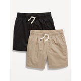 Twill Pull-On Shorts 2-Pack for Boys (Above Knee)