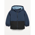 Water-Resistant Color-Block Hooded Jacket for Toddler Boys Hot Deal