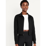 Dynamic Fleece Crop Zip Jacket Hot Deal