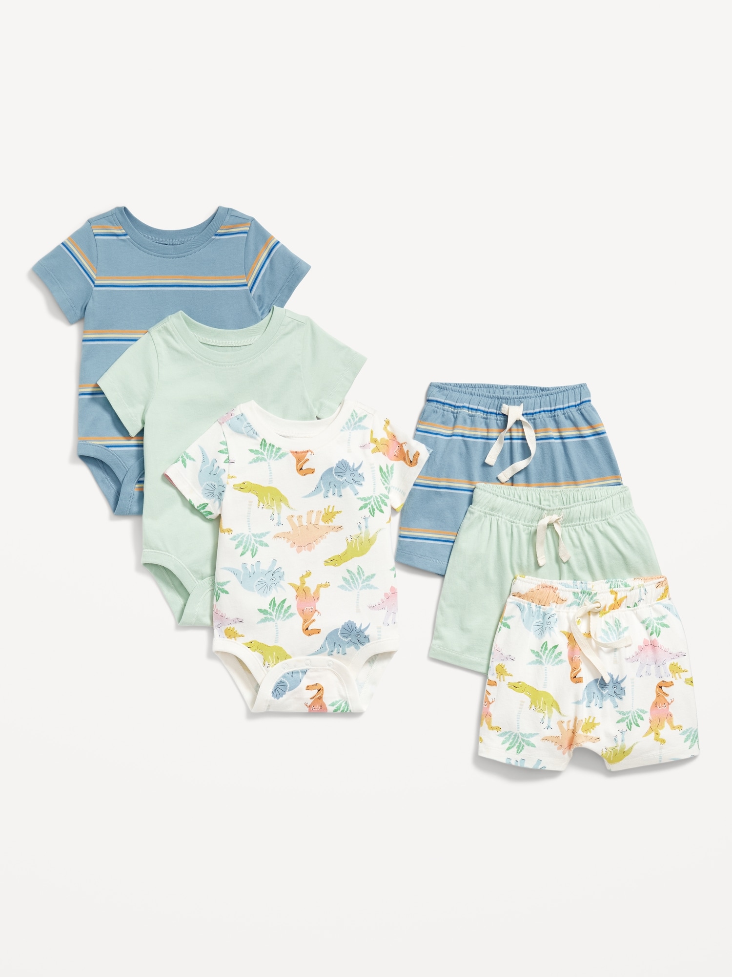Bodysuit and Shorts 6-Pack for Baby Hot Deal