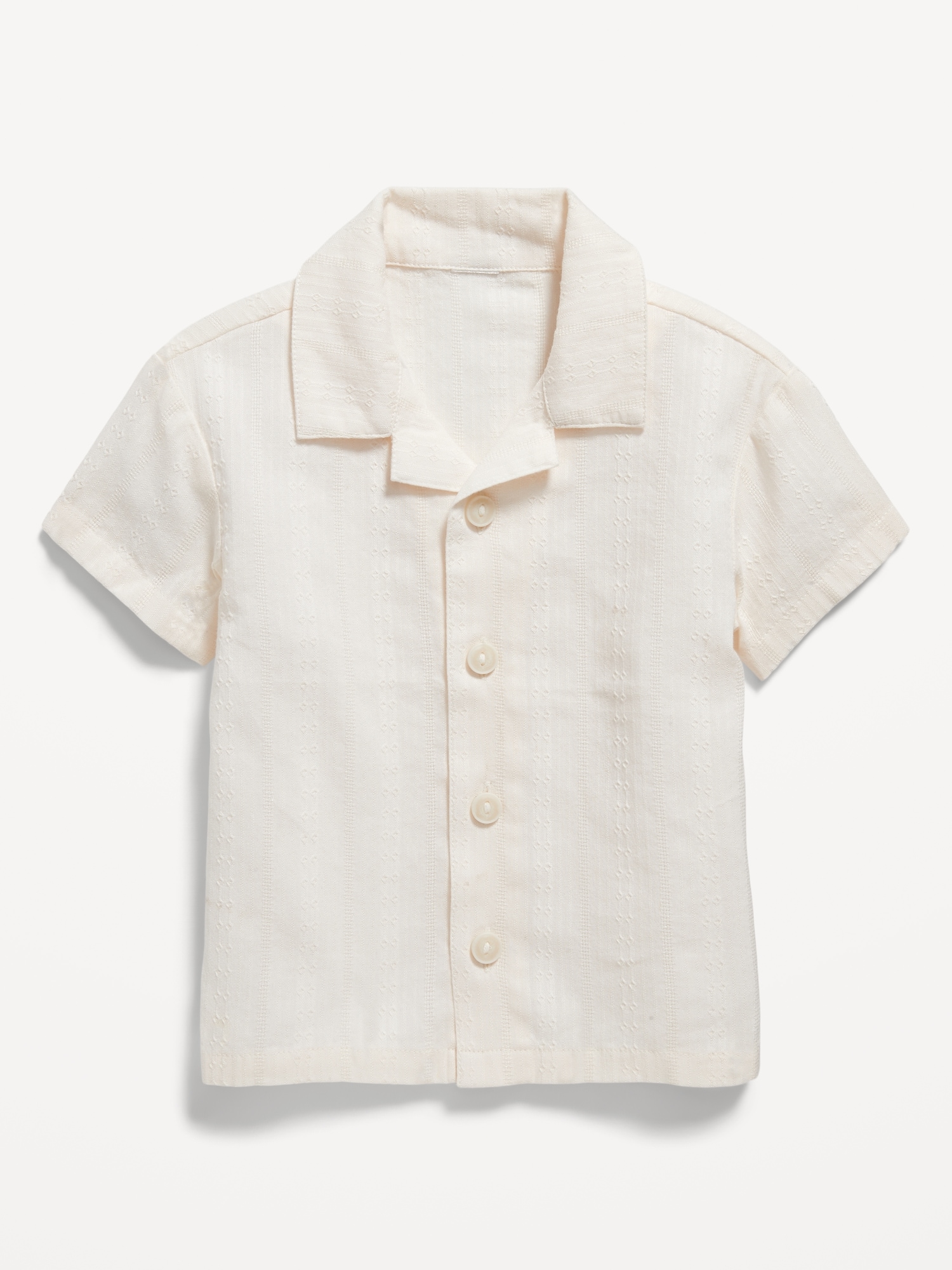 올드네이비 Textured Dobby Camp Shirt for Baby Hot Deal