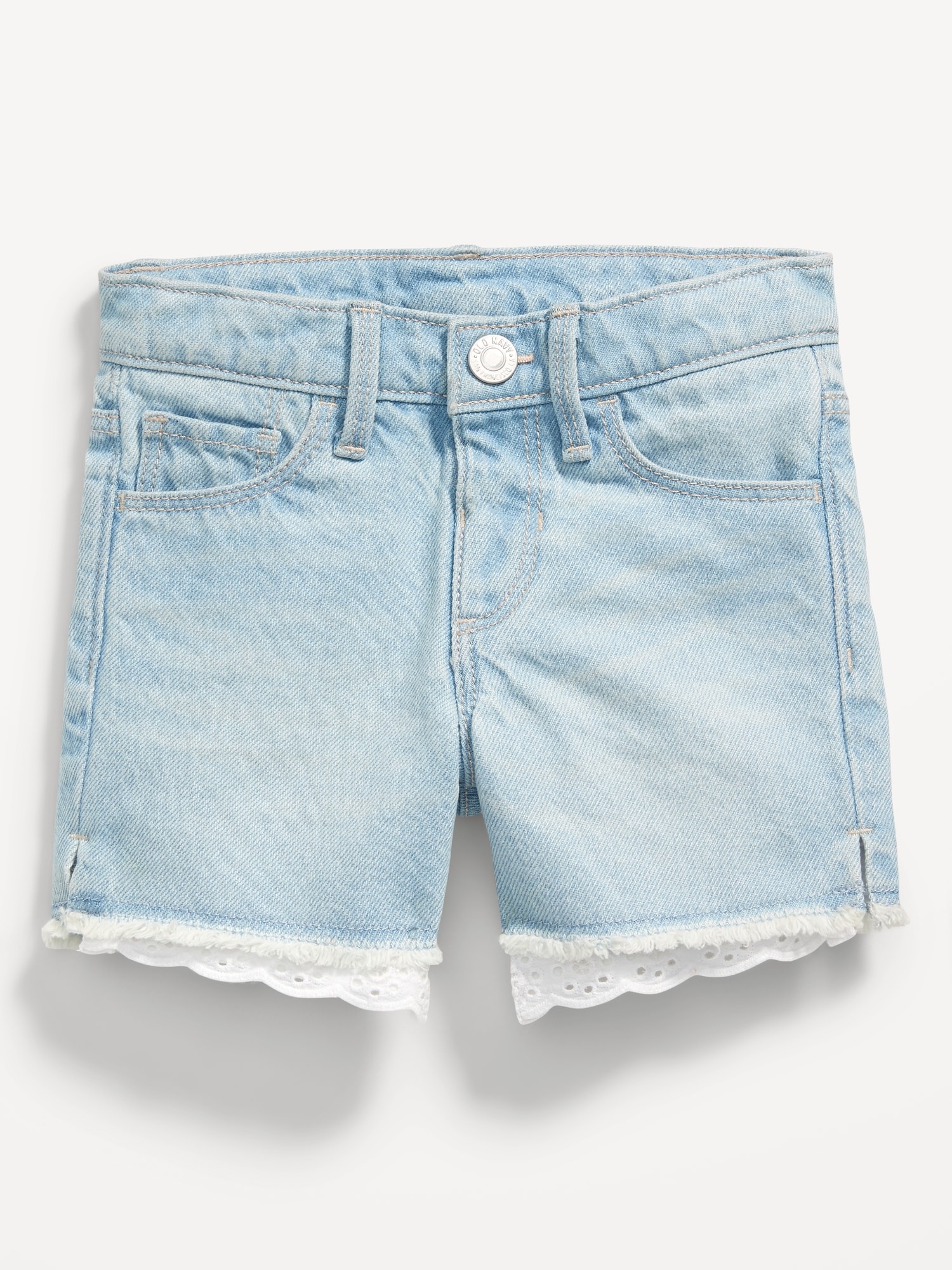 올드네이비 High-Waisted Frayed-Hem Jean Shorts for Toddler Girls Hot Deal