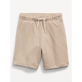 Functional-Drawstring French Terry Pull-On Shorts for Toddler Boys Hot Deal