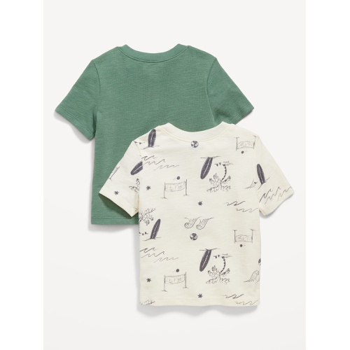 올드네이비 Short-Sleeve Pocket Henley T-Shirt 2-Pack for Toddler Boys Hot Deal