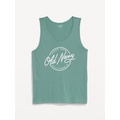 Soft-Washed Logo Graphic Tank Top Hot Deal