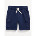 Functional-Drawstring Pull-On Shorts for Toddler Boys