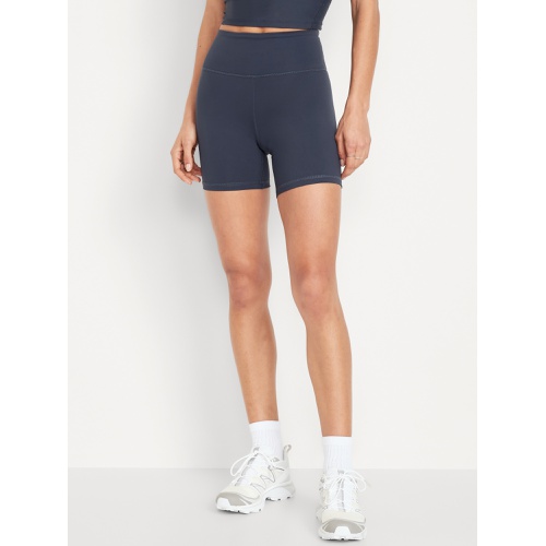 올드네이비 High-Waisted PowerSoft Biker Shorts -- 6-inch inseam