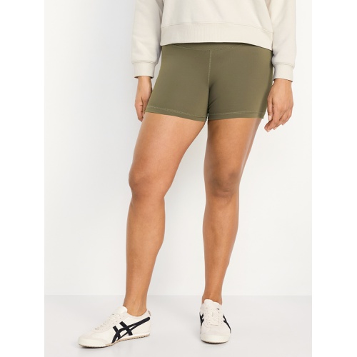 올드네이비 High-Waisted PowerSoft Biker Shorts -- 4-inch inseam