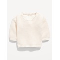 Unisex Organic-Cotton Pullover Sweater for Baby