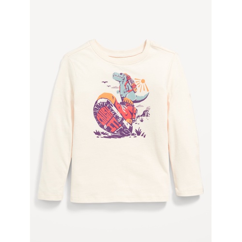 올드네이비 Unisex Long-Sleeve Graphic T-Shirt for Toddler