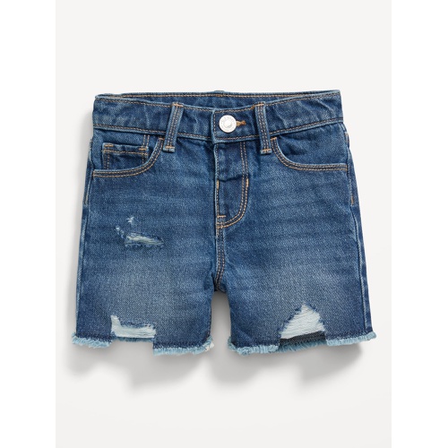 올드네이비 High-Waisted Frayed-Hem Jean Shorts for Toddler Girls Hot Deal