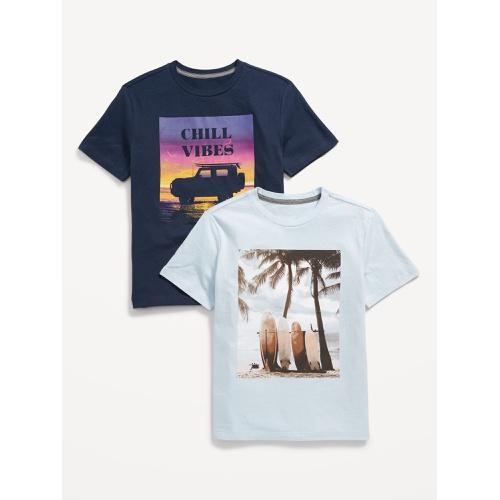올드네이비 Short-Sleeve Graphic T-Shirt 2-Pack for Boys Hot Deal