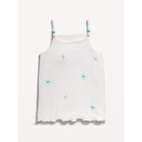 Beaded-Strap Cami Top for Toddler Girls