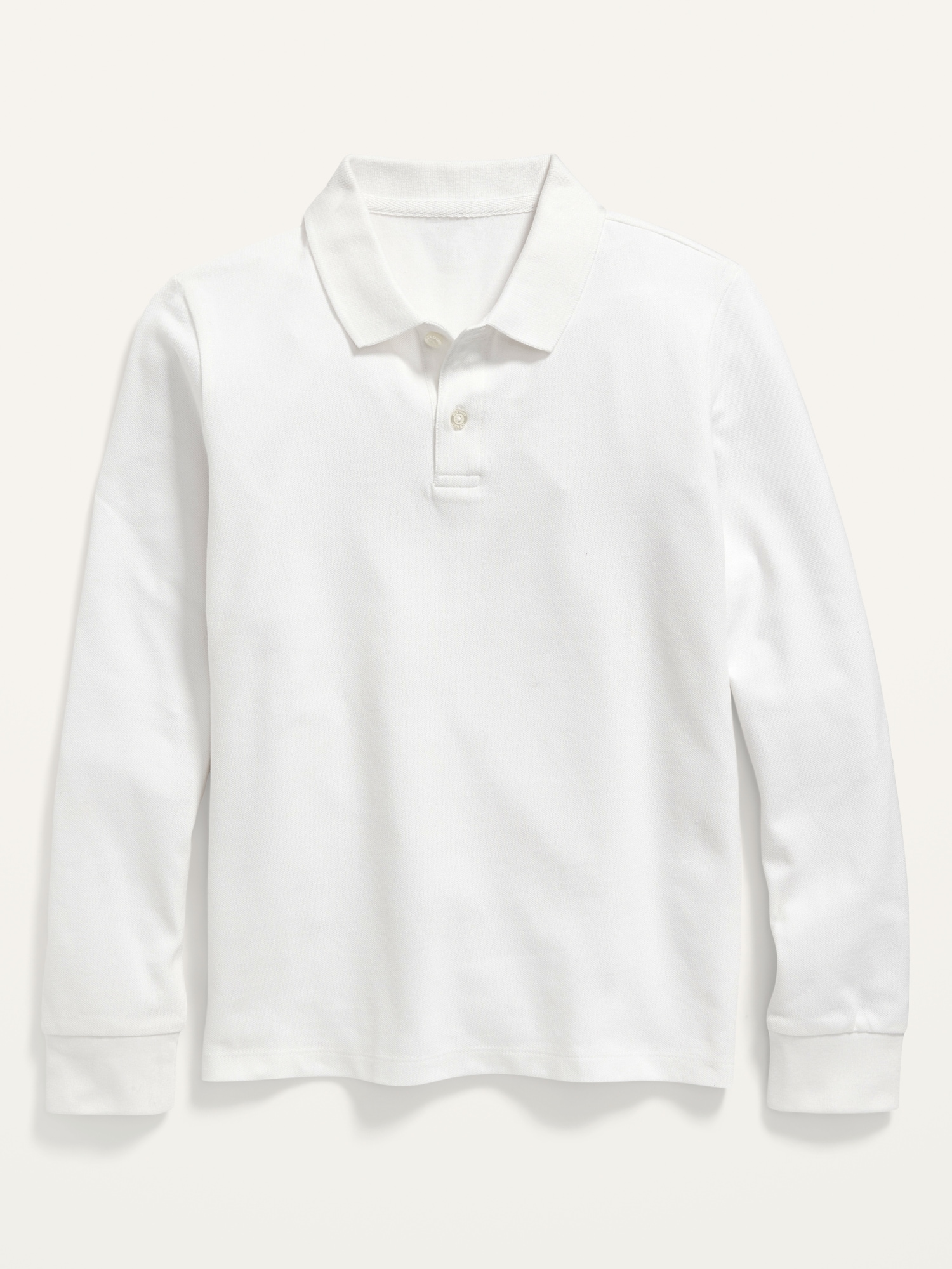 올드네이비 School Uniform Long-Sleeve Polo Shirt for Boys