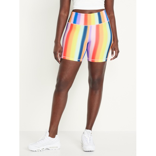 올드네이비 High-Waisted PowerSoft Biker Shorts -- 6-inch inseam Hot Deal