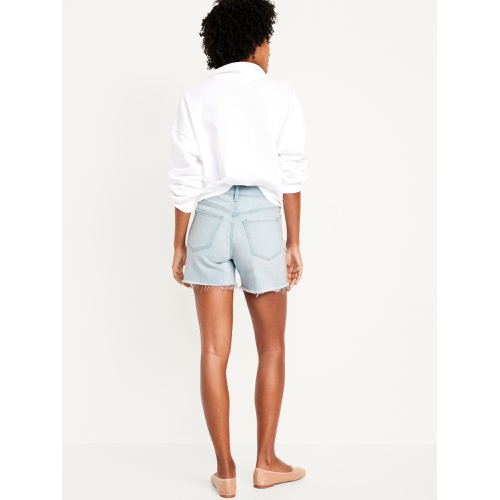 올드네이비 High-Waisted OG Jean Shorts -- 5-inch inseam Hot Deal