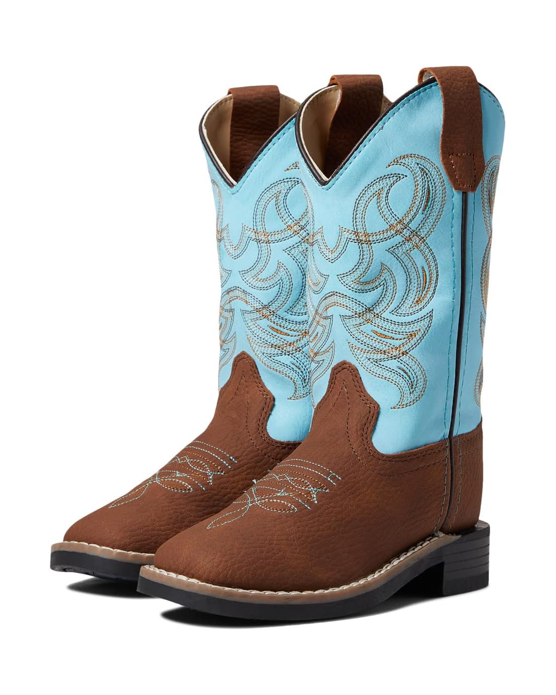 Old West Kids Boots Baby Blues (Toddler/Little Kid)