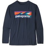 Patagonia Long Sleeve Cap Cool Daily T-Shirt - Boys