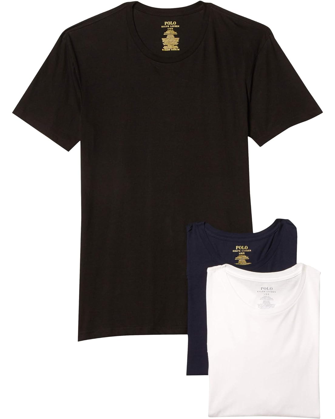 Polo Ralph Lauren Classic Fit Undershirt w/ Wicking 3-Pack Crews