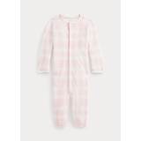 Plaid Cotton Convertible Gown Coverall