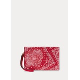 Print Leather Small Pouch