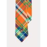 Polo Bear Plaid Flannel Tie