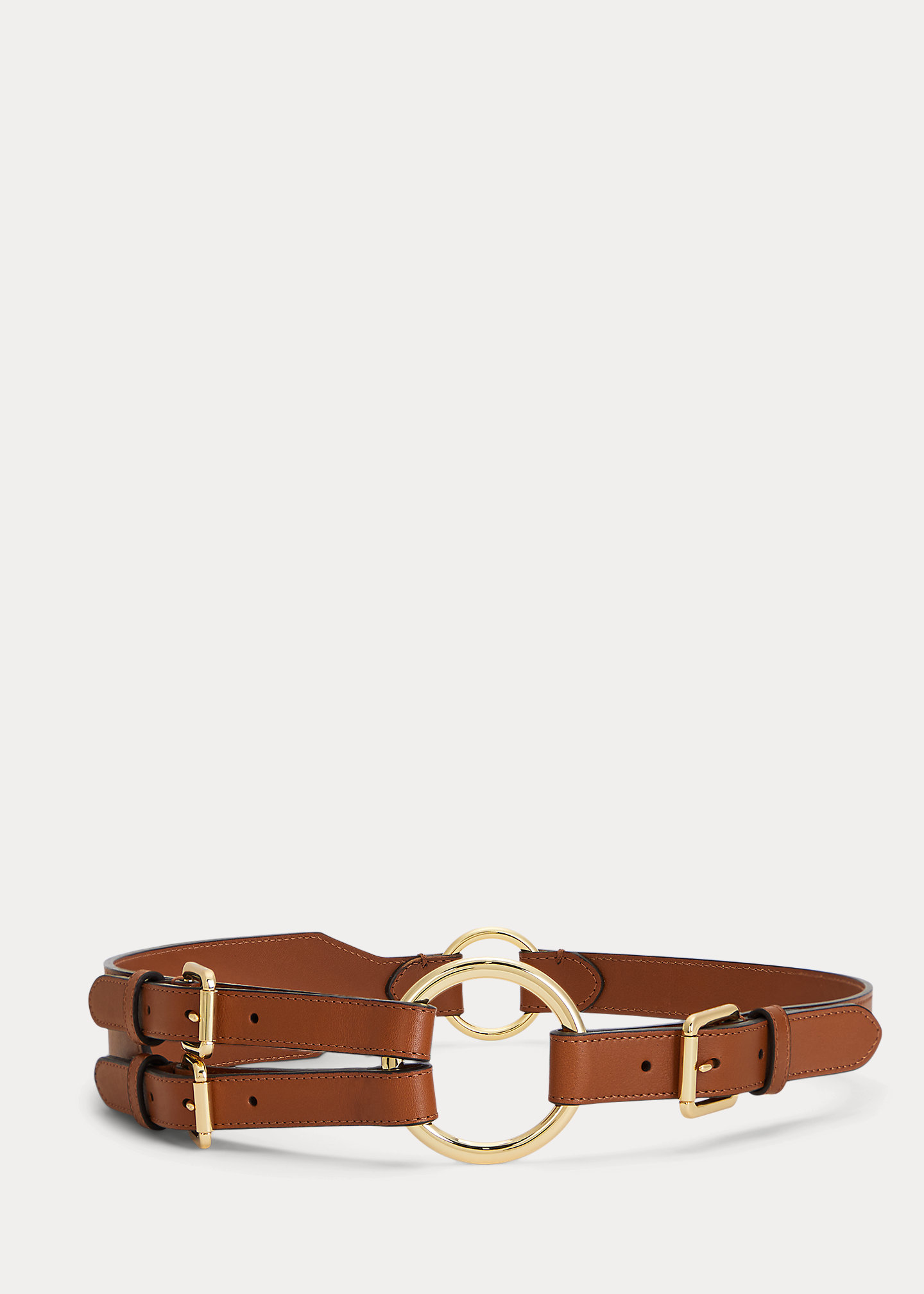 Tri-Strap O-Ring Leather Belt