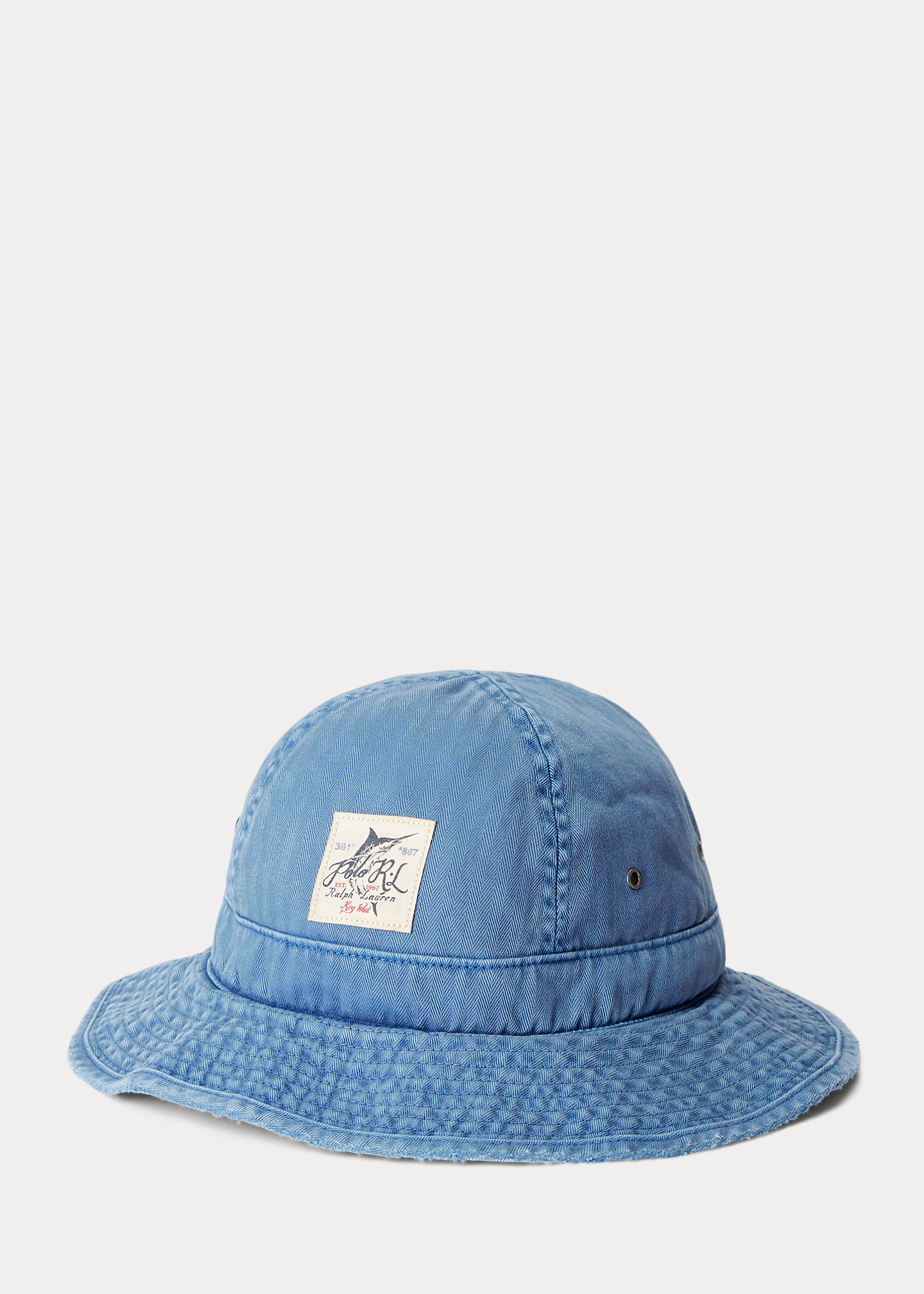 Herringbone Twill Bucket Hat