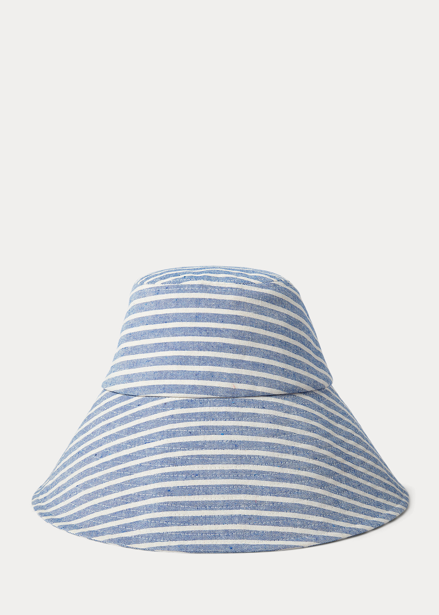 Striped Lace-Up Sunhat