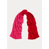 Lunar New Year Cable-Knit Cashmere Scarf
