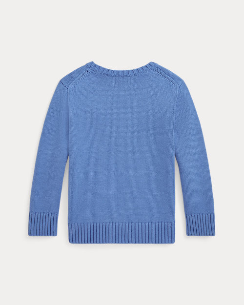 폴로 랄프로렌 Dog-Intarsia Cotton Sweater