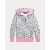 Floral French Terry Full-Zip Hoodie