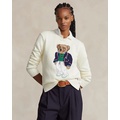 Polo Bear Cotton Crewneck Sweater