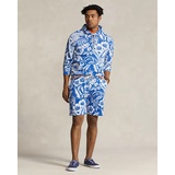 8.5-Inch Tropical Floral Spa Terry Short