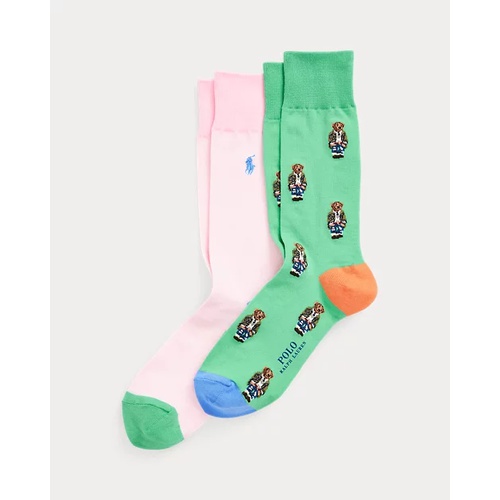 폴로 랄프로렌 Polo Bear Trouser Sock 2-Pack