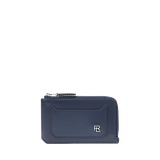 RL Box Calfskin Zip Card Case