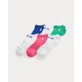 Pony and Logo Ankle Sock 6-Pack