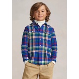 Boys 2-7 Plaid Cotton Flannel Work Shirt