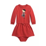 Baby Girls Polo Bear Fleece Dress & Bloomer