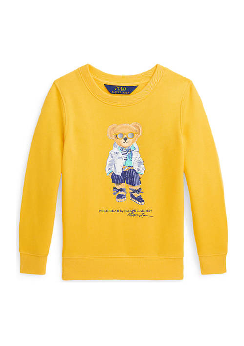 Girls 4-6x Polo Bear Fleece Sweatshirt