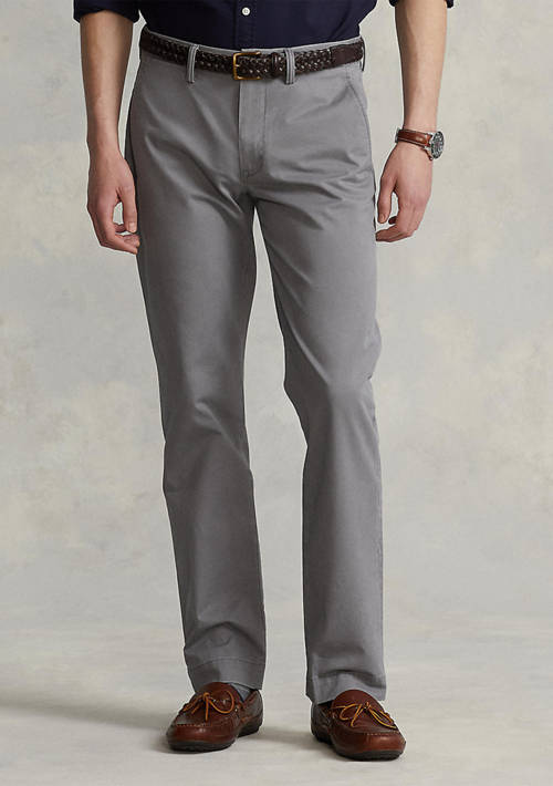 Stretch Straight Fit Chino Pants