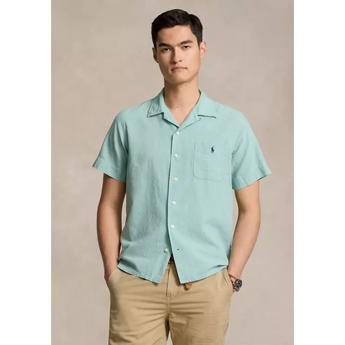 폴로 랄프로렌 Classic Fit Linen-Cotton Camp Shirt