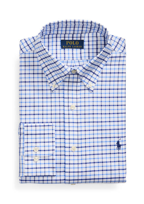 Classic Fit Plaid Oxford Shirt